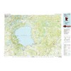 YellowMaps Mille Lacs Lake MN topo map, 1:100000 Scale, 30