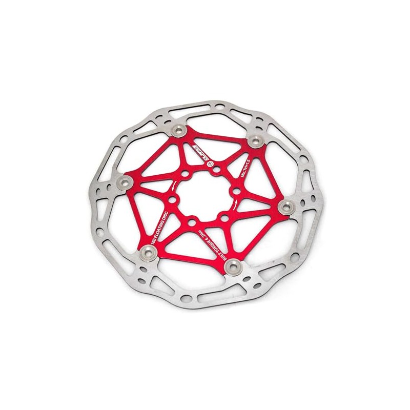 Clarks Cycle Systems CFR-02 Lightweight Floating 6-Bolt Disc Brake Rotor,