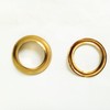 MYRU 1 Pair Semi-Blackout Gold Curtains for Living Room Bedroom