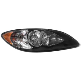 2008-2016 International ProStar Right Passenger Side Headlights Assembly Black Halogen & Xenon Fit for Newer ModelsMain Material: ABS, Main Color: Black