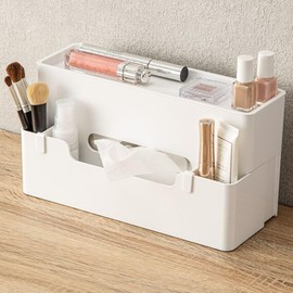 Nitori 8131431 Multi-functional Tissue Case, White