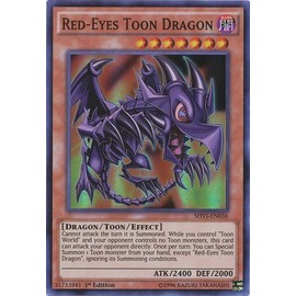Yu-Gi-Oh! - Red-Eyes Toon Dragon (SHVI-EN036) - Shining Victories - 1st Edition - Super Rare by Yu-Gi-Oh!