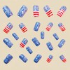 Independence Day Press on Nails Medium Square Fake Nails with