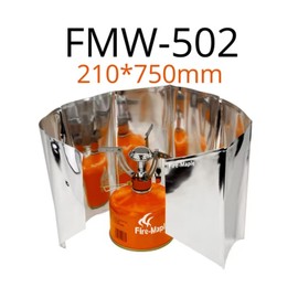 Fire-Maple FMW-502 Wind Screen, Foldable Aluminum Camping Stove Windshield, Gas Stove Wind Barrier for Camping Picnic Backpacking Cooking (90g)