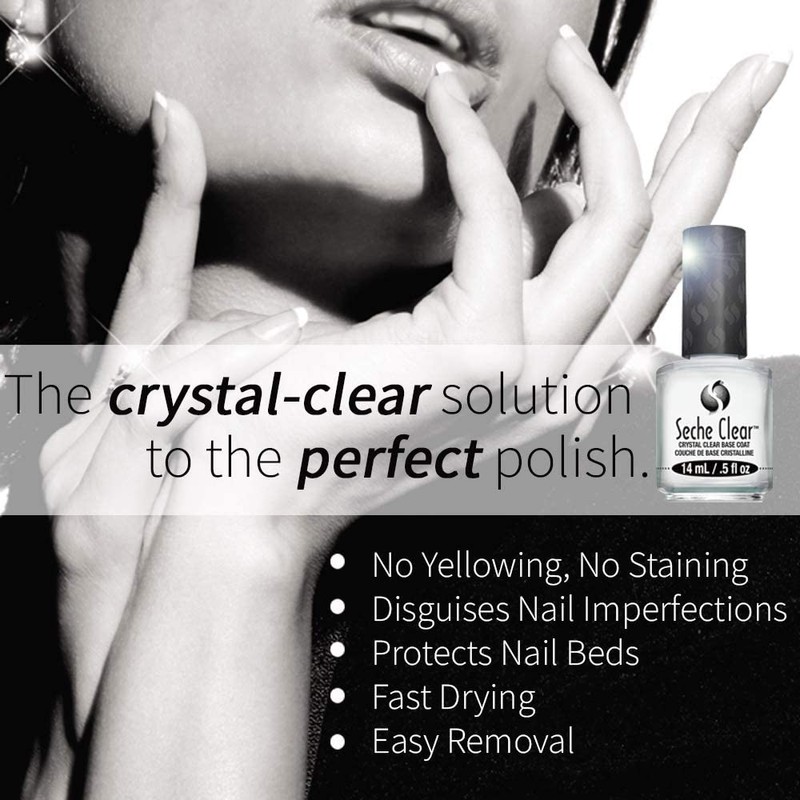 Seche Clear Base Coat .5 oz. No Formaldehyde & No