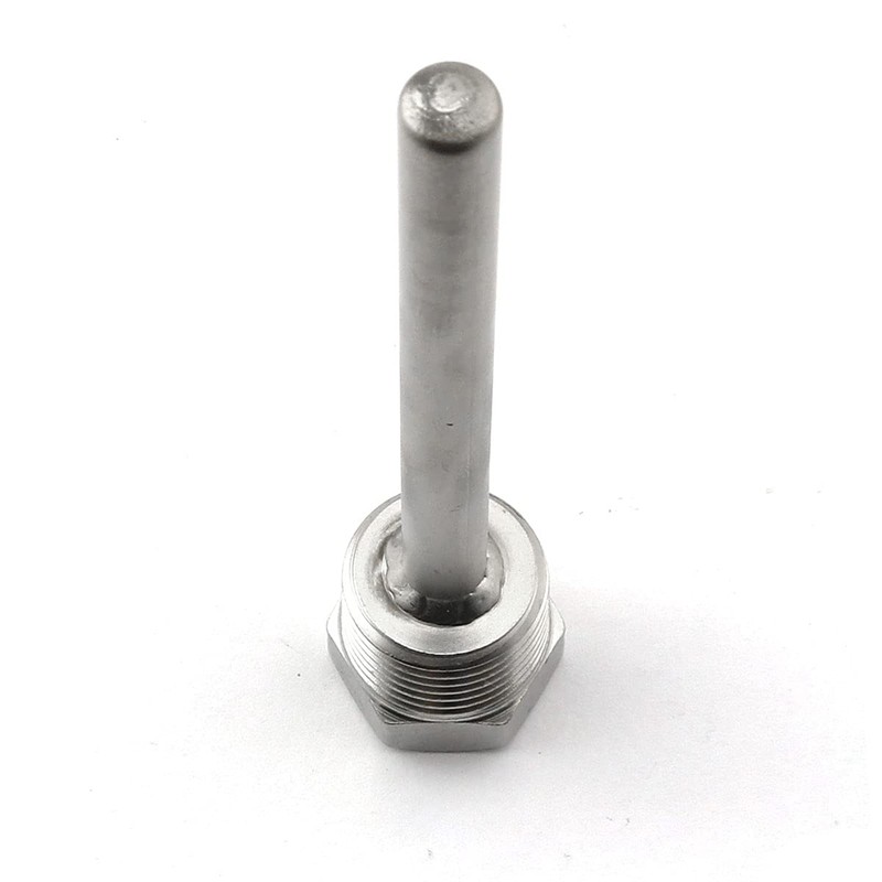 heyous 2 piezas 1/2 pulgada NPT 100 mm Thermowell acero