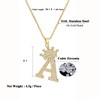 Initial Necklaces for Men,Initial Necklace Gold J Chain A-Z Letter