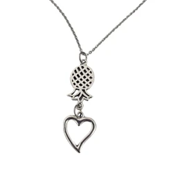 Pretty Inappropriate Upside Down Pineapple Necklace, Accessories, Upside Down Pineapple Jewelry, Silver Necklace, Stainless Steel Chain, Queen, Love, Relationship, Upsidedown, Valentines Christmas