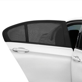 2 Piezas de Persianas de Coche, Parasol para la Ventana de Coche Bloqueador de Rayos Solares Proteger del la Luz de Sol, Parasol para Niños Protección Solar Coche (Ventana Trasera)