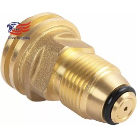 Hardwareeeer POL to QCC1 Type-1 Hose Connector Fitting Propane Tank Adapter Old to New 1PC