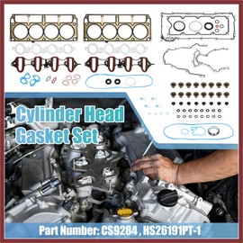 HEROFFIX Engine Cylinder Head Gasket Set CS9284 HS9292PT-1 for Chevy Silverado 1500 1999-2001 4.8L 5.3L for GMC Steel Replace Parts