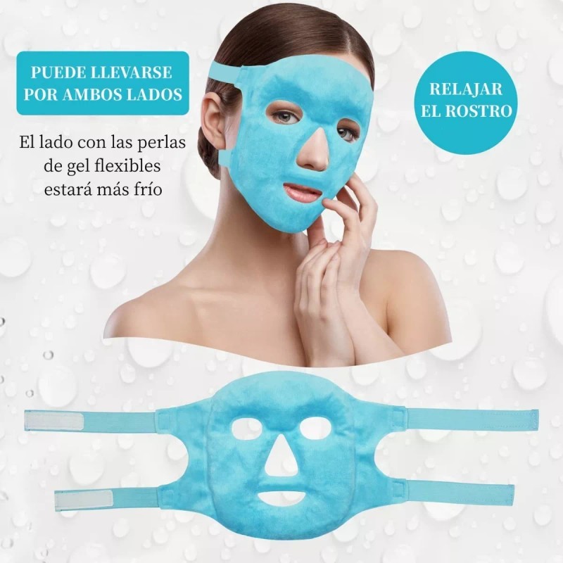 Monstyle Mascarilla Facial De Hielo Hidrogel Relajante Frio/caliente