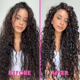 Umberto Giannini Curl Jelly Shampoo & Conditioner - Jelly Wash & Jelly Care - Vegan, Cruelty Free, & Sulfate Free for Curly or Wavy Hair - No Frizz