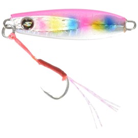 Abu Garcia SSMJF3-PKCC Metal Jig, Micro Jig Flat, 0.1 oz (3 g), Pink Cotton Candy