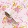 WRAPAHOLIC Girl 21st Birthday Wrapping Paper - Mini Roll -