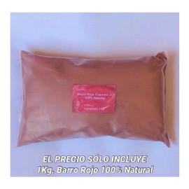 Productos Naturaly 1kg Barro Rojo Arcilla Para Jabón De Glicerina Mascarillas