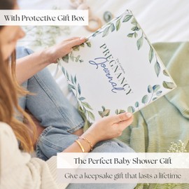 Watercolour - The Complete Pregnancy Journal & Baby Memory Book – 196‑Page Weekly Keepsake Album with Mum Checklists, Packing Lists, Birth Plan, Ultrasound Photo Spaces & First‑Year Milestones