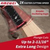 AMZWEI 20 Pcs Extra Long Titanium Oscillating Tool Blades &