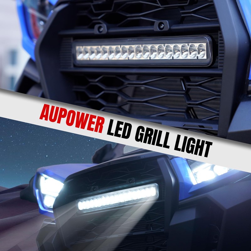 AUPOWER Front Grill Light for Kawasaki Teryx KRX 1000 Accessories,Front