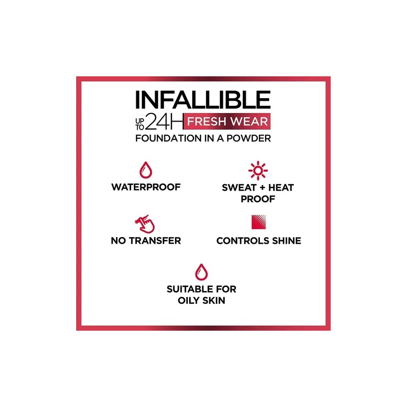 Loreal Paris Infallible Fresh Wear Foundation In A Powder,
