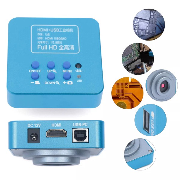 Unbrand HD 1080p HDMI Industrial Digital Video Microscope Camera C