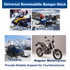 Snowmobile Bumper Hitch - ELEFOCUS Adjustable Heavy Duty Steel Snowmobile