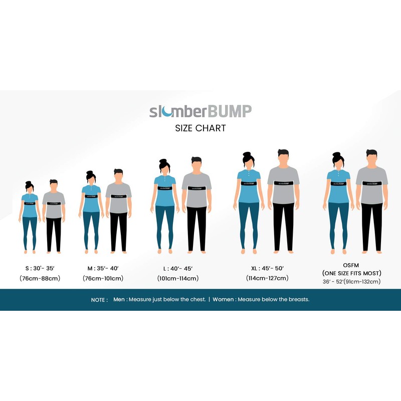 (LARGE) – SlumberBump Positional Sleep Belt for Snoring and Sleep – Disordered Breathing, Black/Grey