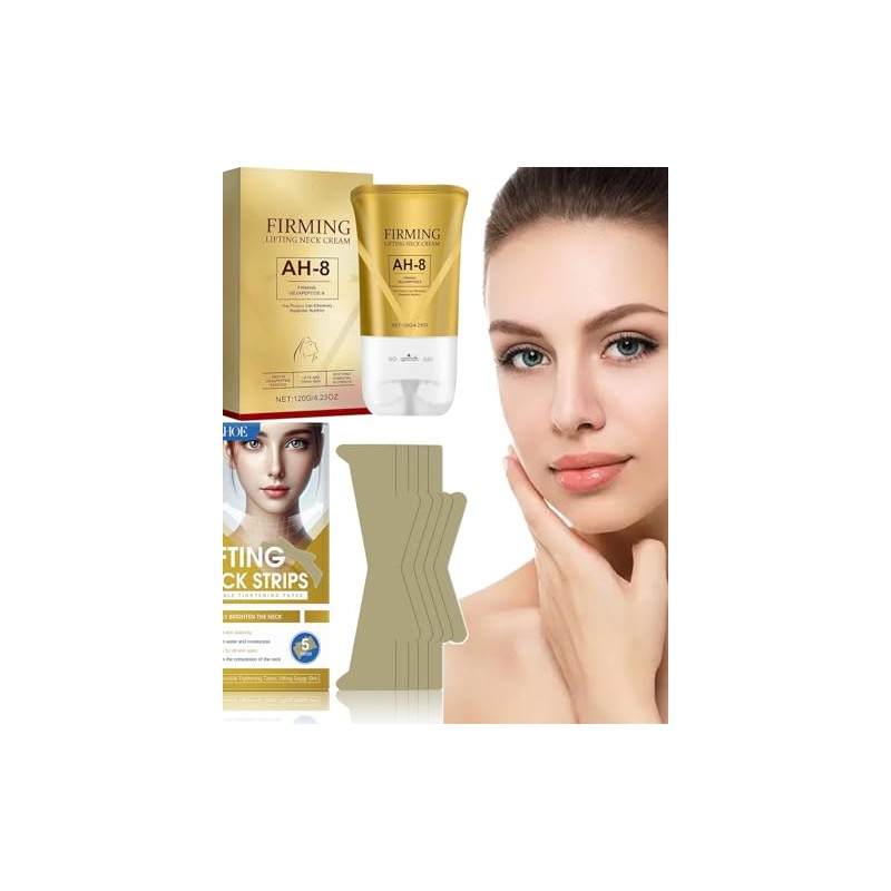 AH-8 Neck and Eye Cream Set with Electric Massage