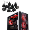 Roczential 10 Pack Thumb Screws, Anodized Thumbscrews for Computer Case,