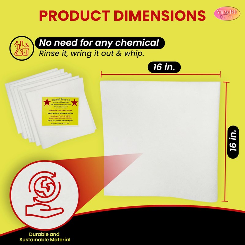 Microfiber Cleaning Cloth "As Seen On TV" 6 Pack -