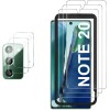 GESMA SamsungGalaxy Note 20 3 Screen Protectors+2 Camera ProtectorsSupp