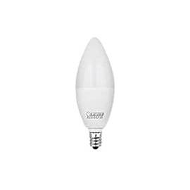 Feit Electric CTF40/10KLED/3 4.5 Watt Warm White B10 Non-Dimmable LED Light Bulb 3 Pack