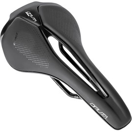 GORIX Bicycle Saddle, Short Nose, Road Bike, Short Saddle, Perforated, Lightweight, Shock Absorption, Bicycle Saddle Replacement, Stylish, Customizable (oputa-2), Cross Bike, Cyclocross, MTB, Mini