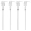 Shampoo/Conditioner Pumps, 4 Pack, for 1 Liter Bottles, 28/410 (Clear)