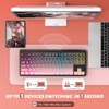 ATTACK SHARK M87 80% Wireless Gaming Keyboard,87 Keys Rainbow Lights