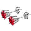 Cate & Chloe White Gold Birthstone Stud Earrings, 18k Gold