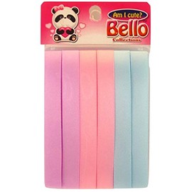 Bello Girls Hair Ribbons - 6 Pcs.