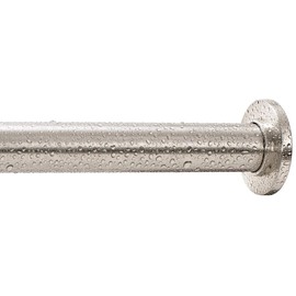 Ivilon Ivilon Tension Curtain Rod - Spring Tension Rod for Windows or Shower, 36 to 54 Inch. Brushed Nickel
