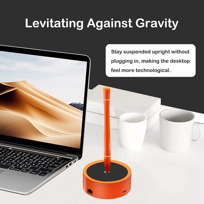 Magnetic Levitating Pen with Docking, Magnetic Floating Ballpoint Pen with