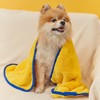 PETHROOM [Pesroom] Sponge Towel (M) Microfiber Towel for Dogs/Cats