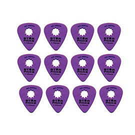 Everly Star Picks 351 Shape Delrin Guitar Picks 1.14mm 12 Pack Purple