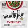 Vanity Fair Everyday Paper Napkins, 100 Count, Disposable Napkins Made