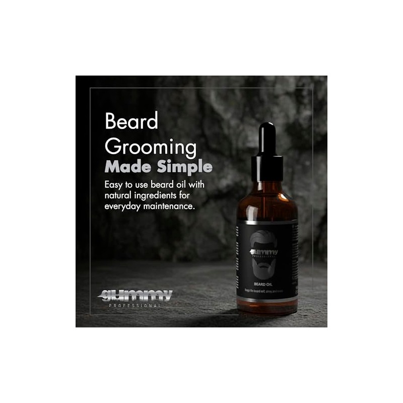 Gummy Beard Oil 1.69 fl.oz -%100 Natural Ingredients, 50 ml
