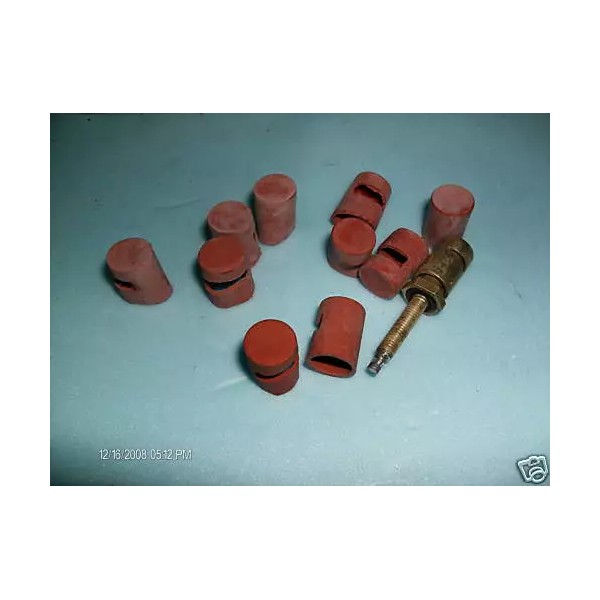 Field Telephone Terminal Rubber Caps Red color