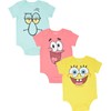 Nickelodeon SpongeBob SquarePants Patrick Squidward Infant Baby Boys 3 Pack