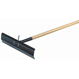 Kraft Tool CC901 Heavy-Duty Steel Concrete Spreader without Hook with 60-Inch Wood Handle, 20 x 5-Inch