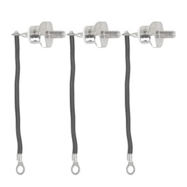 3pcs Generator Rectifier Diode Professional Diesel Engine Generator Diode with Cable for Diesel Generator 40A Negative Black Line