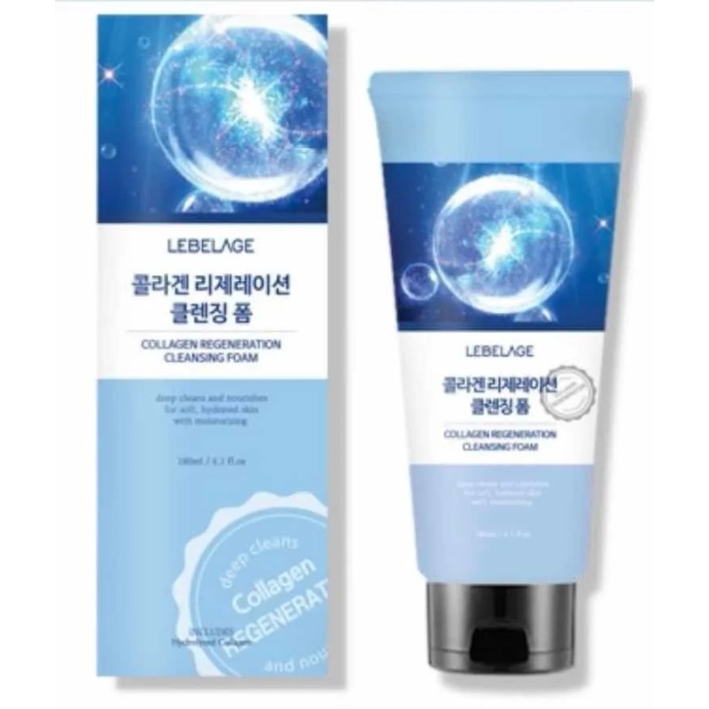 Espuma Limpiadora Coreana Regeneradora De Colágeno (2pz)