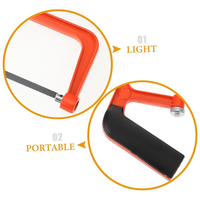 DOITOOL 1set Mini Saw Hand Tool for Woodworking Coping Saw