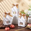 NBEADS 24 Pcs House Shaped Party Boxes, 2.83x2.04x4.92 Inch Candy